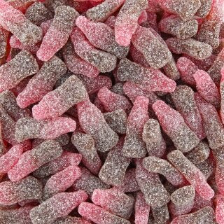 Kirsch-Cola-Zitrusflaschen