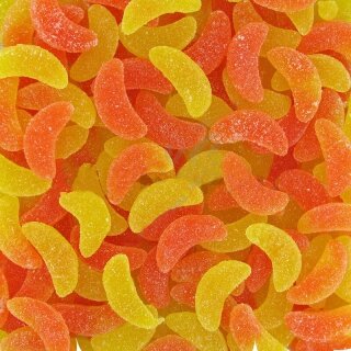 Süße Orangen- und Zitronensegmente