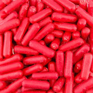 Roter Kaugummi-Lippenstift