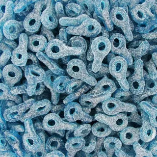 Süß-saure blaue Sauger – feste Textur