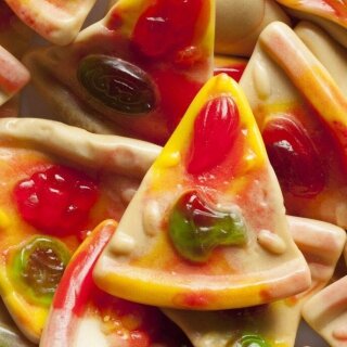 Gelee-Pizzastück