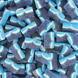 Blaue Himbeerscheiben